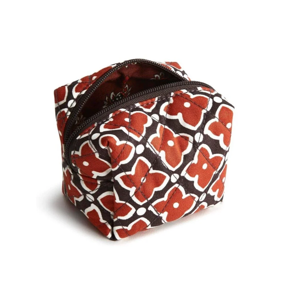 Vera Bradley Premium Cotton Mini Cosmetic, Moorish NWT